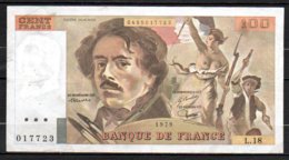 615-France Billet De 100 Francs 1979 L18 - 100 F 1978-1995 ''Delacroix''