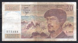 615-France Billet De 20 Francs 1980 L001 - 20 F 1980-1997 ''Debussy''