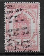 JOURNAUX - 1869 - YVERT N° 9 OBLITERE TYPO - COTE = 115 EUR. - Kranten