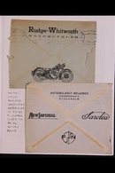 MOTORCYCLES SWEDEN 1925-2000's Interesting Collection Of Stamps, Booklets, Postcards, Covers And Cut-outs All Featuring  - Zonder Classificatie