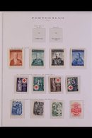 RED CROSS PORTUGAL CINDERELLAS 1938-48 All Different Collection Of "Cruz Vermelha" Sets On Hingeless Leaves, We See A CO - Unclassified