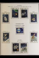 SPACE - SATELLITES 1957-1974 WORLD SUPERB NEVER HINGED MINT COLLECTION In A Hingeless Album, All Different, Includes Bul - Unclassified