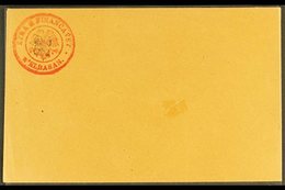 1919 DURRES GOVERNMENT POST. 1919 (1 Gr) Postal Stationery Envelope, Michel U1, Very Fine Unused With Small Mark On Fron - Albanië