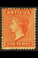 1872 1d Scarlet, Watermark Crown CC, Perf 12½, SG 14, Mint With Large Part Original Gum. For More Images, Please Visit H - Sonstige & Ohne Zuordnung