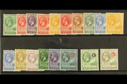 1921-29 Complete Script Set SG 62/80, Incl. Both 1d And 2½d Shades, Fine Mint. (18 Stamps) For More Images, Please Visit - Andere & Zonder Classificatie