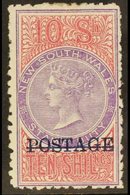 NEW SOUTH WALES 1894-1904 10s Mauve And Claret, Perf. 10, SG 274, Very Fine Mint. For More Images, Please Visit Http://w - Otros & Sin Clasificación