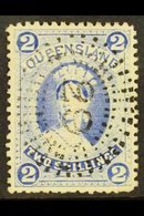 QUEENSLAND 1882-95 2s Bright Blue On Thick Paper, SG 157, Very Fine Used.  For More Images, Please Visit Http://www.sand - Andere & Zonder Classificatie