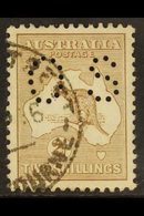 OFFICIAL 1915 2s Brown Roo Punctured 'OS', SG O36, Very Fine Cds Used, Very Fine Centring, Fresh & Attractive. For More  - Otros & Sin Clasificación