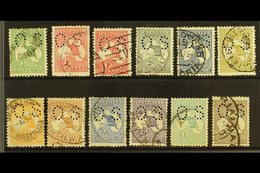 OFFICIALS 1914 USED KANGAROO Set To 2s, SG O16/O26, Good To Fine Used (12 Stamps) For More Images, Please Visit Http://w - Otros & Sin Clasificación