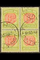POSTAGE DUE 1938 6d Carmine And Green, SG D117, BLOCK OF FOUR Very Fine Used. For More Images, Please Visit Http://www.s - Andere & Zonder Classificatie