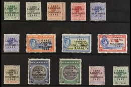 1942 "Landfall Of Columbus" Opt'd Set, SG 162/75a, Never Hinged Mint (14 Stamps) For More Images, Please Visit Http://ww - Autres & Non Classés