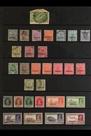 1933-1966 FINE USED COLLECTION A Most Useful Range Presented On Stock Pages That Includes 1926 India ½d X2 On Piece Tied - Bahrain (...-1965)