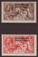 1920-23 2s6d & 5s B.W. Seahorse Set, SG 88/89, Very Fine Mint (2 Stamps) For More Images, Please Visit Http://www.sandaf - Otros & Sin Clasificación