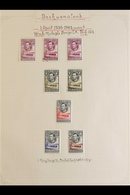 1937-1952 KGVI COMPLETE VERY FINE MINT A Complete Basic Run, SG 115/41, PLUS Some Definitive Additional Shades (includin - Other & Unclassified