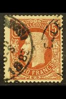 1869-80 5f Red-brown (SG 57a, COB 37A, Michel 34 Ab), Fine Used With Two Part Cds's, Lovely Fresh Colour, Attractive. Fo - Other & Unclassified