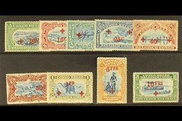 BELGIAN CONGO 1918 Red Cross Fund Set, COB 72/80, Fine Never Hinged Mint. (9 Stamps) For More Images, Please Visit Http: - Autres & Non Classés