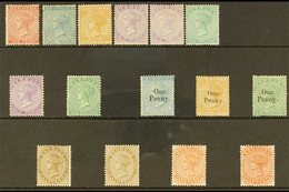 1865-1903 CC WATERMARK COLLECTION. A Valuable Old Time Mint Or Unused Collection With Vibrant Colours, Presented On A St - Bermudes