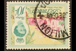 1962 10s Pictorial "Old Post Office" With WATERMARK INVERTED, SG 178w, Fine Used. A Rare Stamp. RPS Cert. For More Image - Bermuda