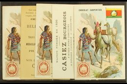 1908 Stamp Designs On Advertising Cards, All Different, Seldom Seen (5 Cards) For More Images, Please Visit Http://www.s - Bolivië