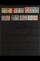 1890-96 MINT COLLECTION 1890-95 Incl. 2r To 5r, 1894 5a On 8a And 7½a On 1r (one Marginal Straight Edge), 1895-96 To 3a  - British East Africa