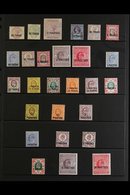 TURKISH CURRENCY 1885-1913 VERY FINE MINT COLLECTION Presented On A Protective Stock Page That Includes 1885-88 QV Set O - British Levant