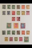 1937-1947 FINE USED COLLECTION On Leaves, ALL DIFFERENT, Includes 1937 Opts Set To 5r, Plus A Couple Of Wmk Inverted Var - Birma (...-1947)