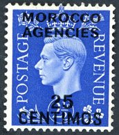 Morocco Agencies 1937 25c On 2½p Brt Ultra SG#168  SC#86 MH F - Oficinas En  Marruecos / Tanger : (...-1958