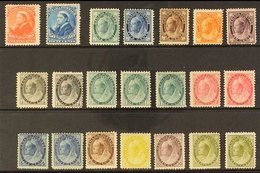 1893-1902 MINT QUEEN VICTORIA ISSUES An Attractive Group With 1893 20c And 50c "Widow Head", 1897-98 "Maple Leaf" 1c, 5c - Andere & Zonder Classificatie