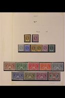 1907-1983 FINE/VERY FINE MINT COLLECTION On Leaves, ALL DIFFERENT, Includes 1907-09 Vals To 6d, 1932 Centenary Set To 1s - Caimán (Islas)