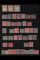 1892-1949 ATTRACTIVE MINT COLLECTION On Stock Pages, Mostly All Different With A Few Shades, Includes 1892 Set To 2½d, 1 - Cookinseln