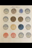 INTERPOSTAL SEALS 19th Century Interesting Collection Of All Different Local Interpostal Seals With Many Scarcer Types P - Other & Unclassified