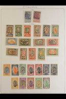 1917-1995 COLLECTION On Leaves, Mint & Used Virtually All Different Stamps, Includes 1919 Pictorials Set Mint Etc. Fine  - Ethiopie