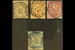 MAYOTTE 1881 30c Cinnamon On Drab, 40c Red On Yellow And 75c Rose-carmine On Rose Commerce General Issues (Yvert 55 & 57 - Sonstige & Ohne Zuordnung