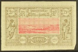 SOMALI COAST DJIBOUTI 1894-1902 2fr Rose And Grey-brown, SG 102, Fine Mint. For More Images, Please Visit Http://www.san - Other & Unclassified