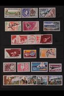 WALLIS & FUTUNA 1955-86 NHM AIR POST "POST AERIENNE" COLLECTION. An Attractive, ALL DIFFERENT Highly Complete For The Pe - Other & Unclassified