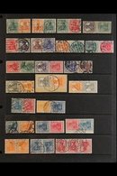 1916-1932 USED SE-TENANTS COLLECTION CAT €4000+. A Most Useful, Used Collection Presented Chronologically On Several Sto - Otros & Sin Clasificación