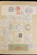 CHURCHES IN POSTMARKS COLLECTION An Extensive 1950's To 1980's Collection On A Thick Pile Of Album Pages, Hundreds Of Sp - Otros & Sin Clasificación