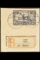 TOGO 1900 3m Violet- Black, SG G18 (Michel 18), Very Fine Used Corner Marginal Example Tied To Piece Alongside A "Lome ( - Other & Unclassified