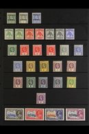 1911-35 OLD TIME MINT COLLECTION Presented On A Stock Page. Includes 1911 Opts To 2d & 2½d, 1911 Pine Set, 1912-24 Set T - Islas Gilbert Y Ellice (...-1979)