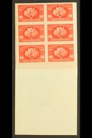 1949 UPU BOOKLET Containing Complete UPU Set Including Air Issue As Panes Of 6 Stamps, ALL Vertically IMPERF Panes Plus  - Autres & Non Classés