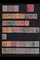 INDORE 1886-1940 MINT & USED COLLECTION On Stock Pages, Includes 1886 ½a (x3 Shades) Mint, 1889 ½a Type I Used, 1889-92  - Other & Unclassified