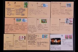 1990's COMMERCIAL MAIL. An Interesting Hoard Of Commercial POSTCARDS Mostly Addressed To Jakarta From All Over Indonesia - Indonesië
