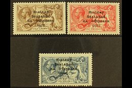 1922 Dollard Seahorses Set, SG 17/21, Fine Mint, The 5s On Pseudo-laid Paper. (3) For More Images, Please Visit Http://w - Sonstige & Ohne Zuordnung