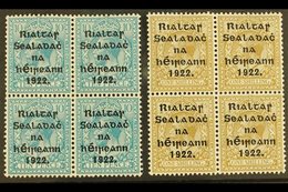 1922 THOM 10d And 1s, SG 42/43, Fine Mint Blocks Of Four. (8) For More Images, Please Visit Http://www.sandafayre.com/it - Andere & Zonder Classificatie