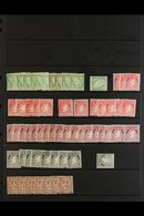 1922-1968 DEFINITIVES MINT HOARD CAT £1,500+ On Stockleaves. With 1922-34 All Values To 1s (6) With Some Coil Stamps Inc - Andere & Zonder Classificatie