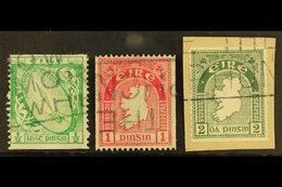 1934 COIL STAMPS ½d, 1d And 2d, SG 71a, 72c, 74a, Fine Slogan Cancels Used. (3) For More Images, Please Visit Http://www - Otros & Sin Clasificación