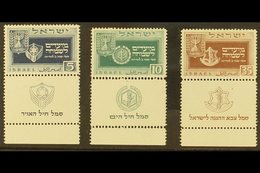 1949 New Year Complete Set With Tabs (Bale 18/20, SG 18/20), Very Fine Mint, Very Fresh & Rare, Cat £1,100. (3 Stamps) F - Sonstige & Ohne Zuordnung