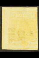 LOMBARDY VENETIA 1851 5c Yellow Ochre, Variety "printed On Both Sides, Inverted", Sass 13, Very Fine Used. For More Imag - Unclassified