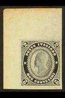 PELLAS ESSAY 1862 2c Essay Depicting Victor Emmanuel II In 'saw-tooth' Oval, In Black On Ungummed Paper, Inscribed "Pell - Zonder Classificatie