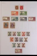 1939-1956 USED COLLECTION - MOSTLY SETS Presented On Album Pages That Includes The 1939 KGVI (Stamps Of India) Opt'd Set - Koweït